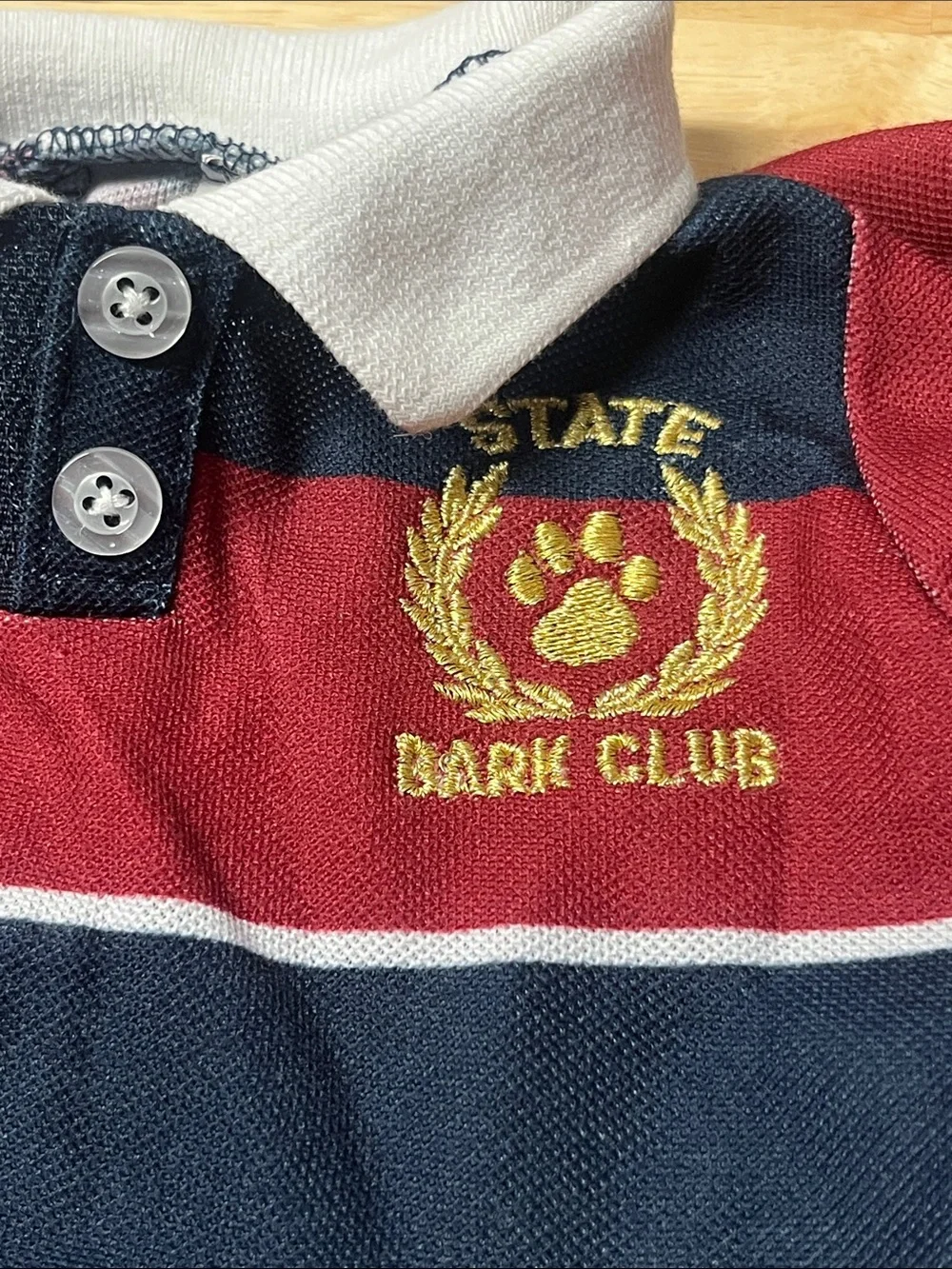 Top Paw Red & Navy Polo Pet Dress